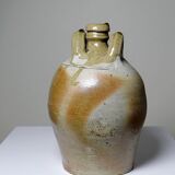 Small old oil jar 19th century French craftsmanship Puisaye