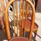 6 Baumann chairs in wood and imitation leather