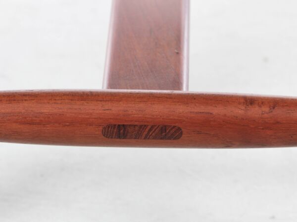 Repose pieds ou ottoman scandinave en teck