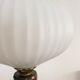 Mazda lamp of the 50s in wood and Opaline