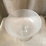 Crystal fruit cup and glass