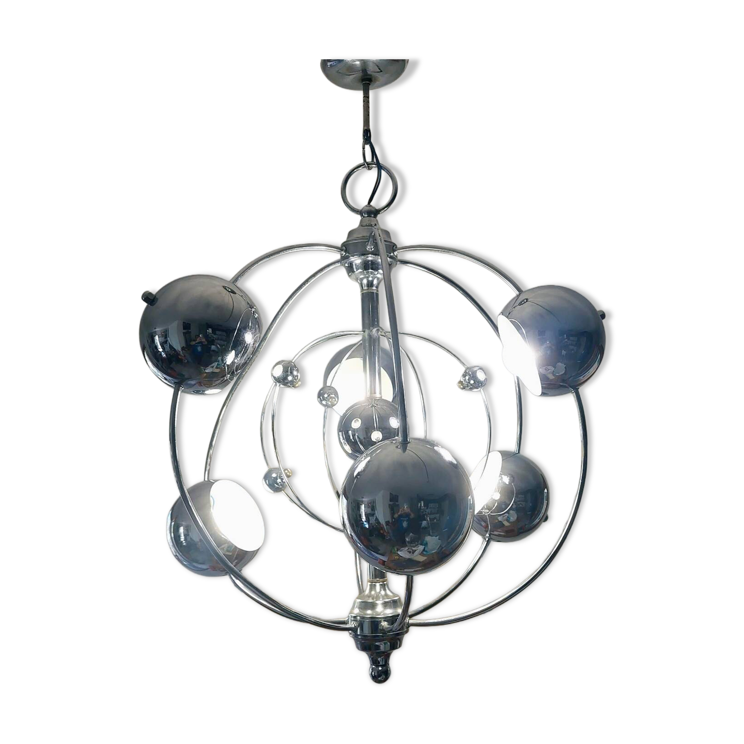 Italian Space Age chandelier, 1970s