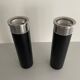 Set of 2 chrome floor ashtrays, 1960s, Germany