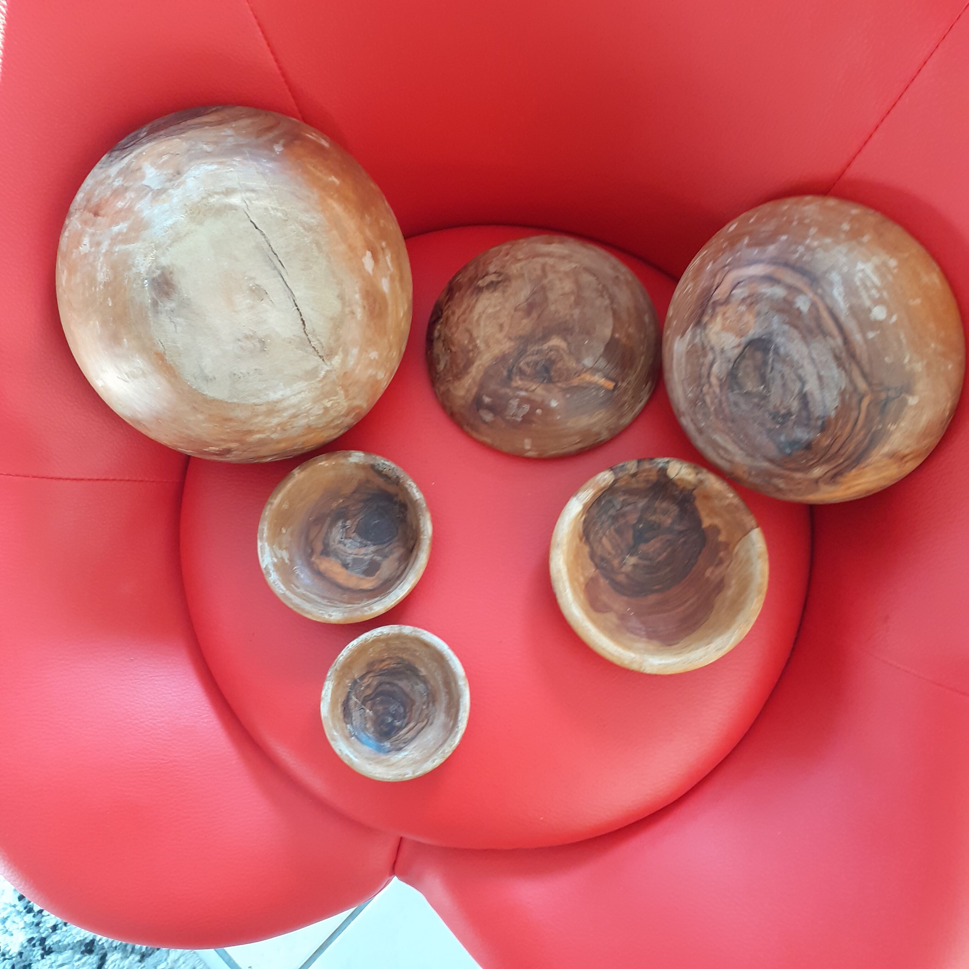 6 boxwood trundle cups