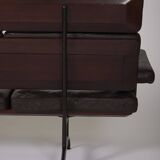 Charles and Ray Eames leather sofa, 1980s