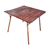 Table de jardin pliable années 60