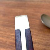 Mid-century brass and teak spoons, 1960s, set of 2