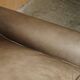 Large leather loveseat by Terence Conran