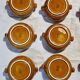 Gien service 2 dishes + 6 bowls