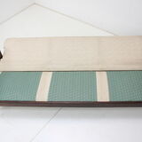 1980s three seater adjustable sofa / leda lux, czechoslovakia