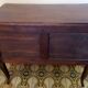 Small "crossbow" chest of drawers, Louis XV style, in walnut