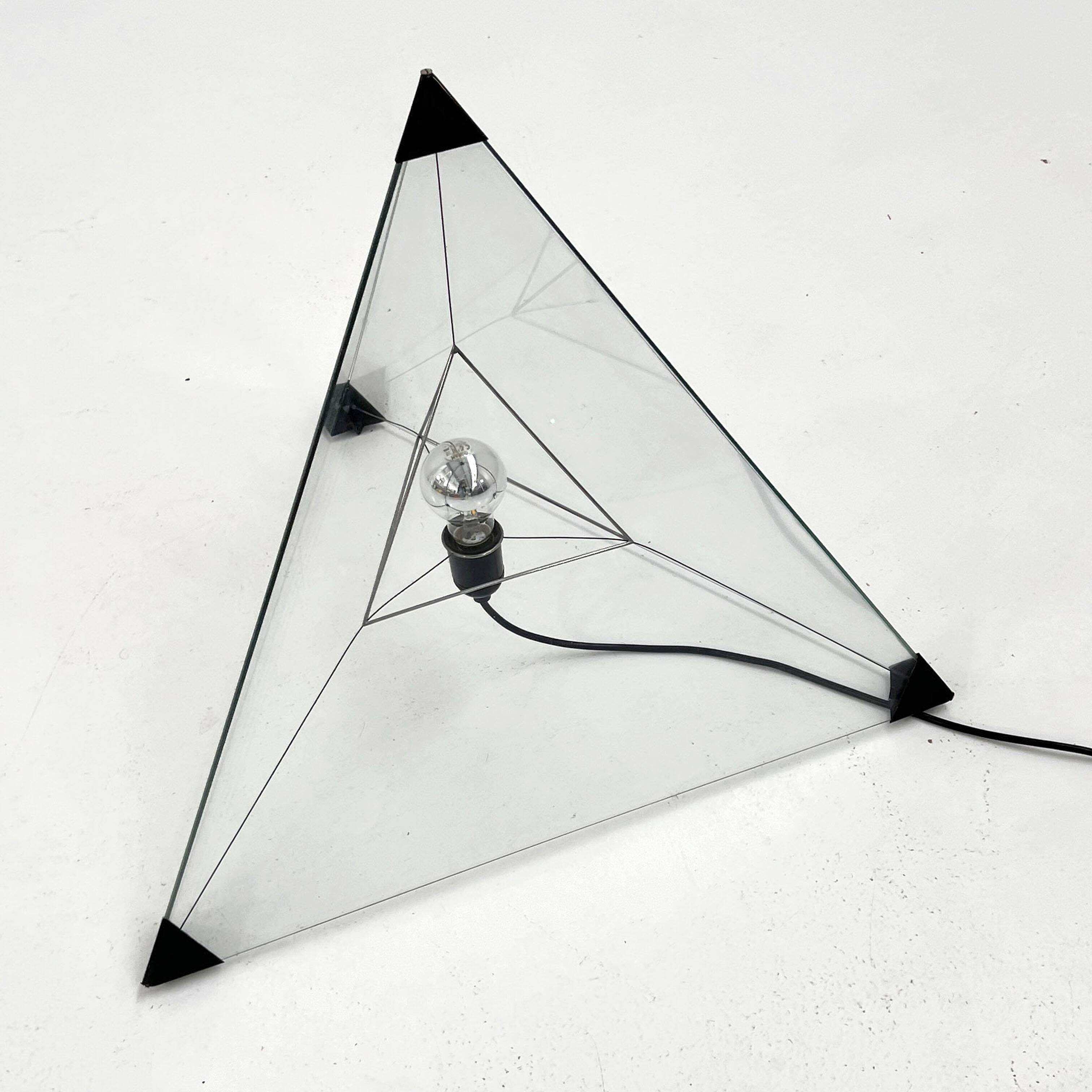 Tetrahedron Lamp by F. Van Nieuwenborg & M. Wegman for Indoor, 1979