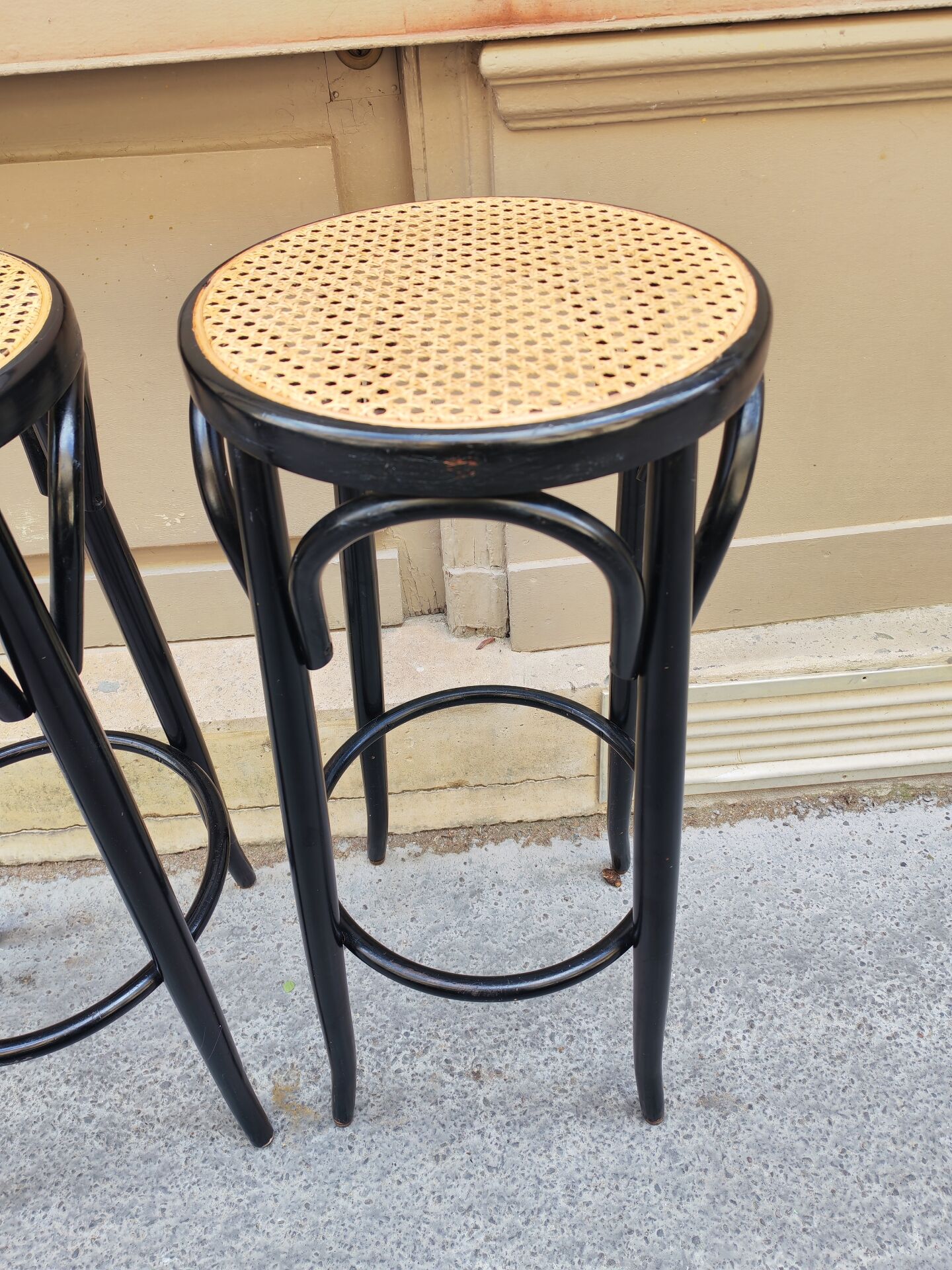 Paire de tabourets de bar bistrot