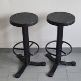 Pair of vintage stools 1980