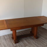 Modernist solid oak dining table, 1940