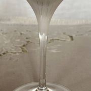 Set of 4 vintage Sèvres Primavera crystal stemware
