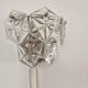 Rare Midcentury Glass Wall Lamp in Style of Kinkeldey, 1960s.