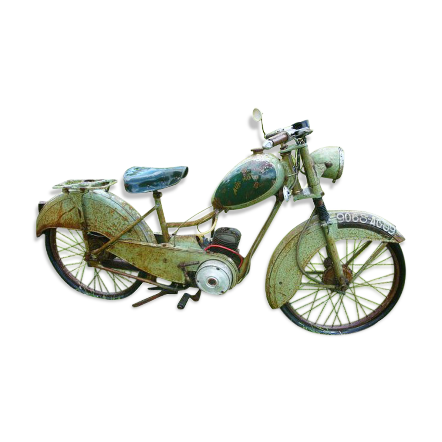 Old collector motorcycle