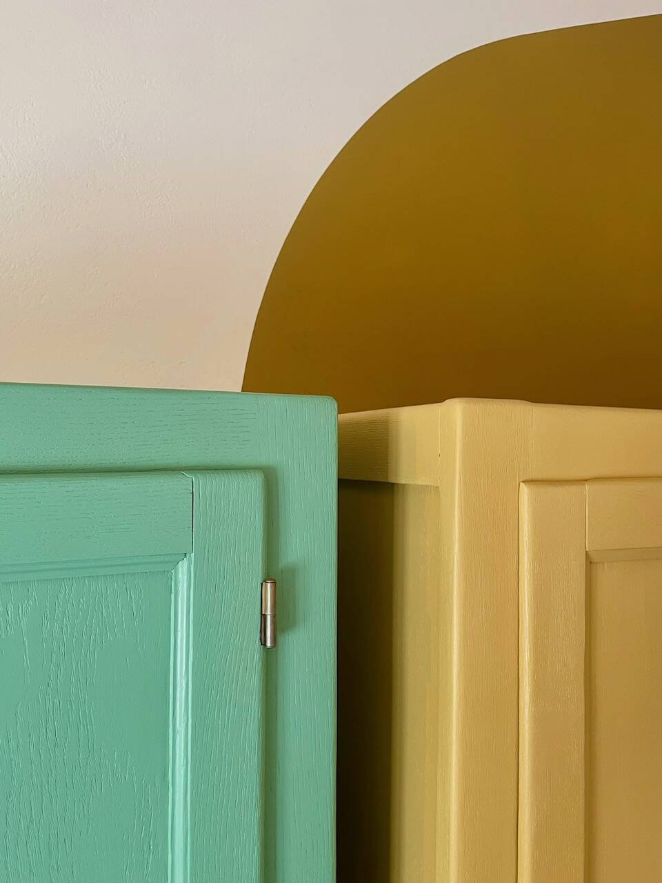 Turquoise boarding school wardrobe