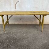 Wooden brasserie table
