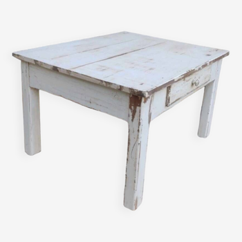 Table basse blanche