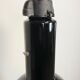 Industrial bauhaus black enamel pendant lamp, 1930s
