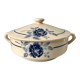 Tureen blue flowers Saint-Amand 30s-40s