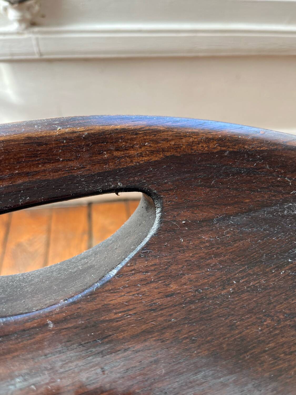 Sergio Rodrigues. Mocho bench in rosewood.