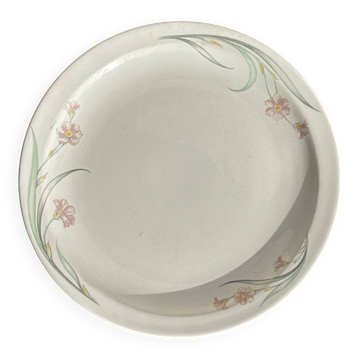 English porcelain plate by Churchill with a pink floral pattern D28