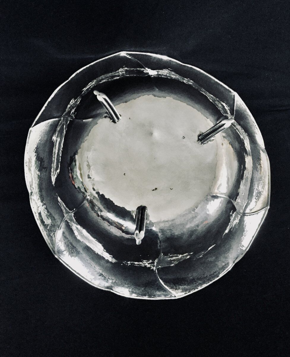 Coupe en argent martelée hollandaise