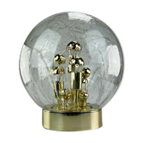 60s 70s table lamp ball lamp Doria "Big Ball" glass space age design