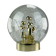 60s 70s table lamp ball lamp Doria "Big Ball" glass space age design