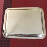 Silver metal tray