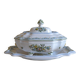 Tureen or vegetable dish in earthenware by Lallier in Moustiers