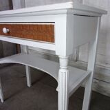 White white chic country style console