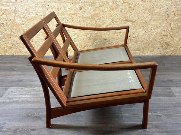 1960s/70s Teak 2-seater sofa by Glostrup Møbelfabrik Denmark Design