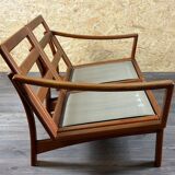 1960s/70s Teak 2-seater sofa by Glostrup Møbelfabrik Denmark Design
