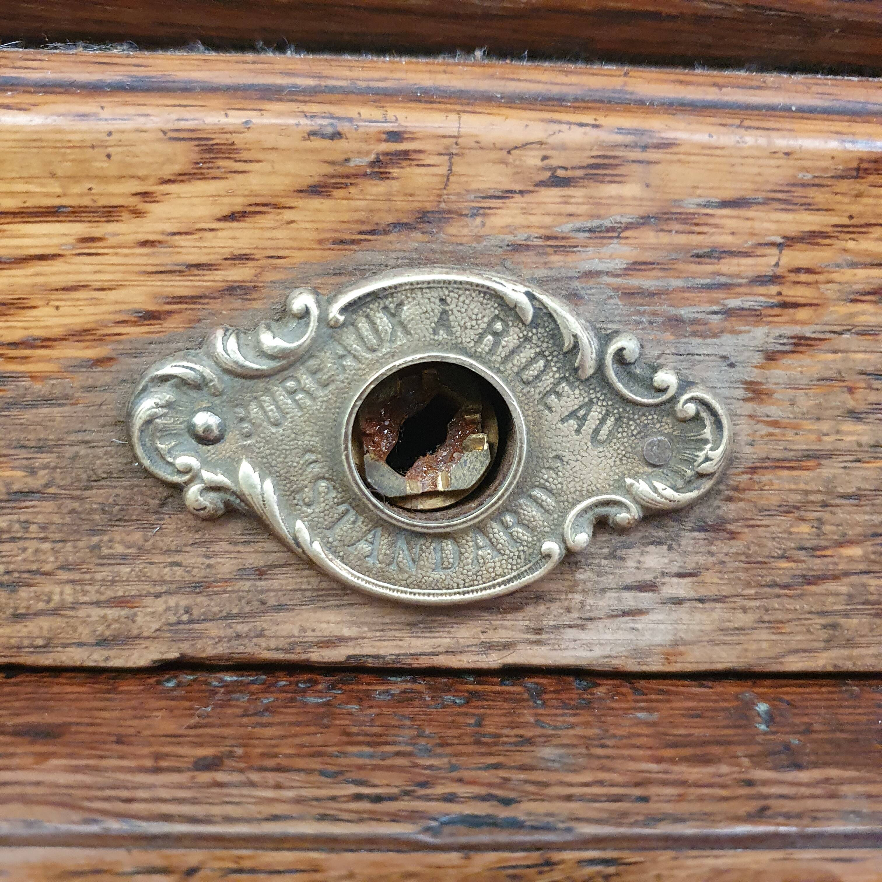 American oak desk