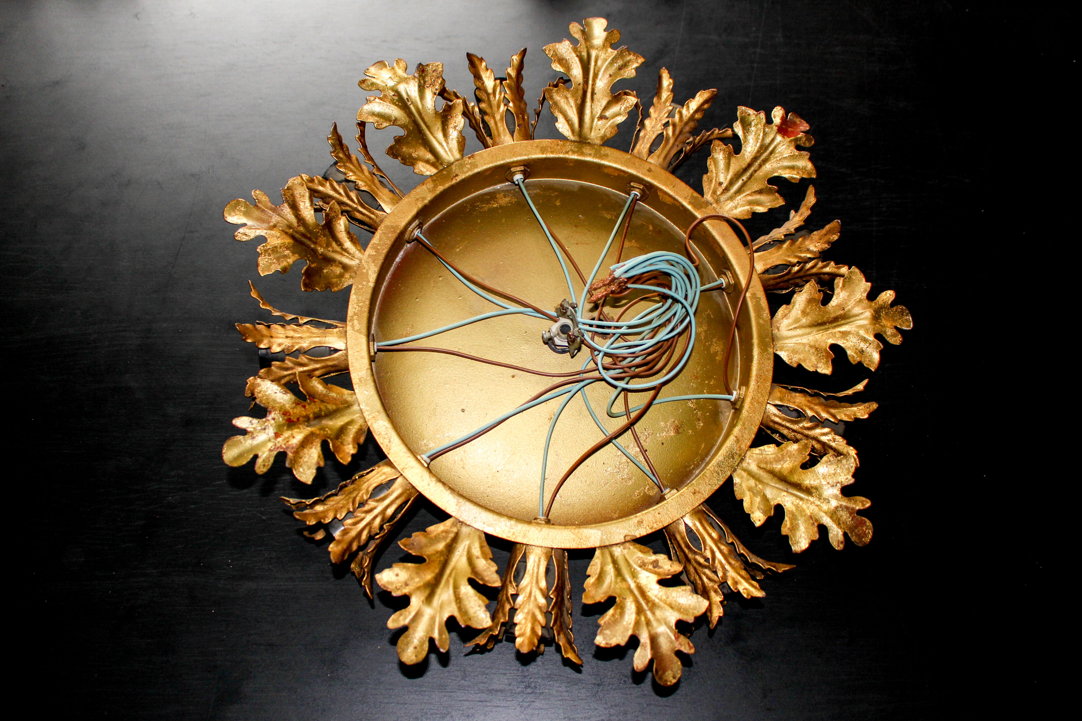 Plafonnier Florentine par Banci Firenze Italie 1970