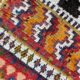 Moroccan handmade antique tribal rug 124x142 cm