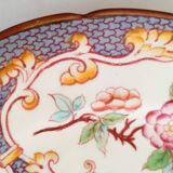 Porcelain dessert plate, Minton Decor 247, blue, Sarreguemines