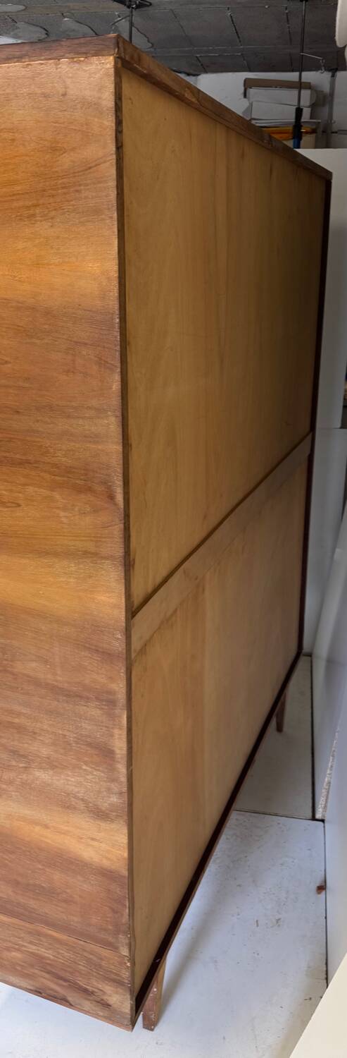 Vintage wardrobe with compass feet