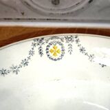 Old Flat Plate Terre de Fer Longwy Moselle - Vintage 1900 - French