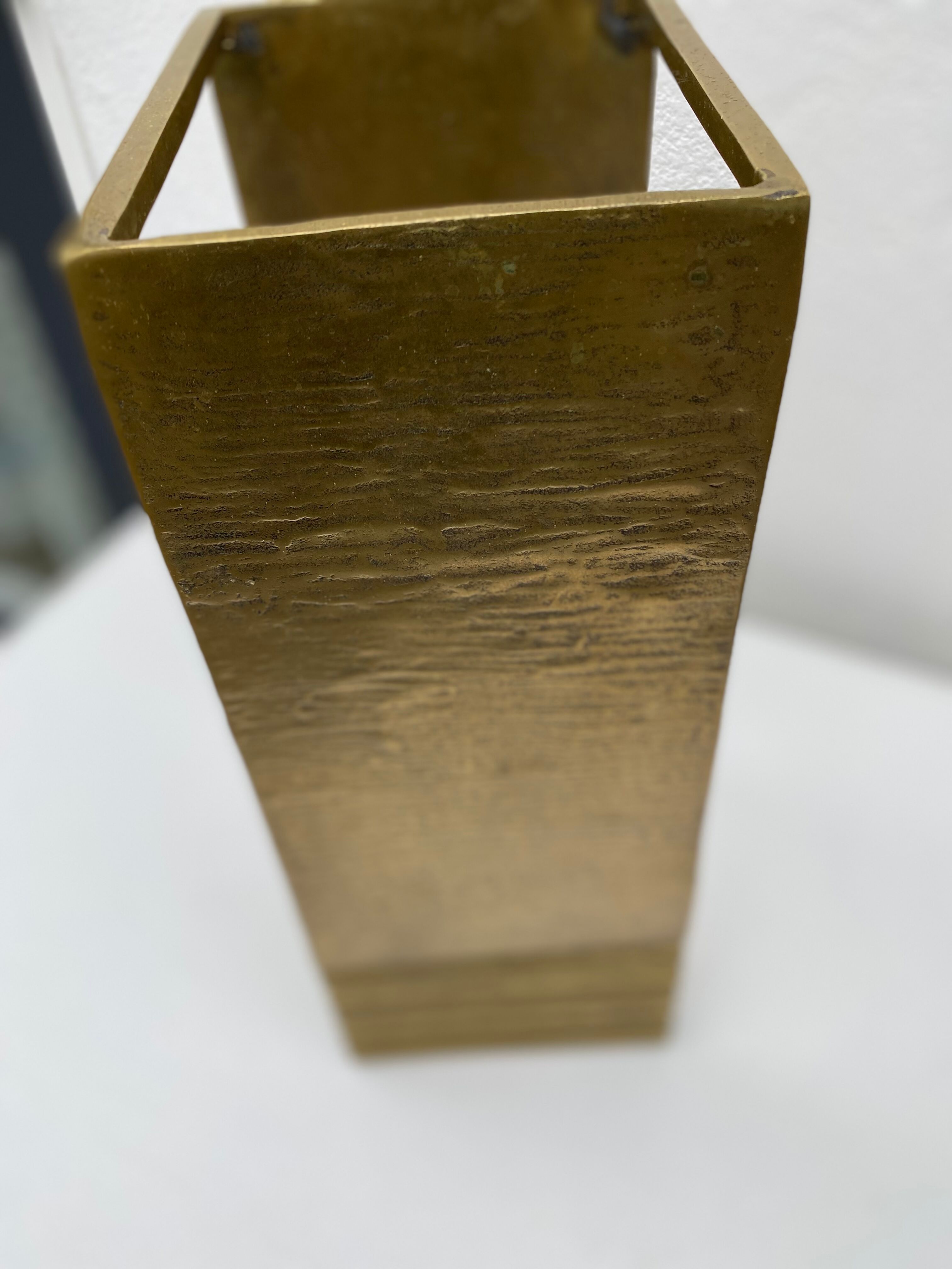 Hollywood Regency Vintage Brass Umbrella Stand