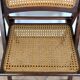 Chaise pliante vintage cannée