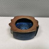 Ceramic bowl in bluish glaze. By Marianne Starck (MS) Denamrk 1960s