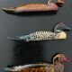 6 duck-shaped knife holders in lacquered wood