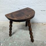 Wooden tripod stool