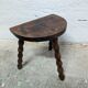 Wooden tripod stool
