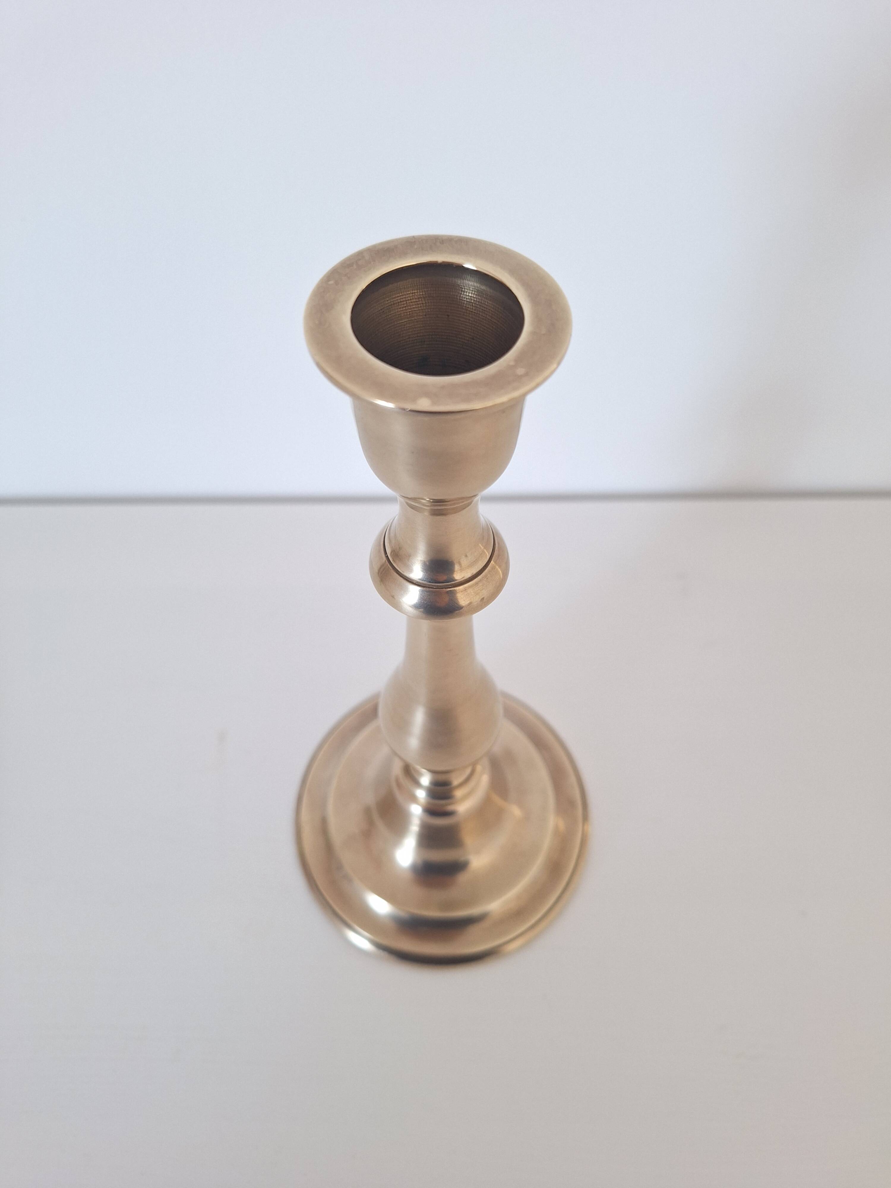 Vintage brass candle holder
